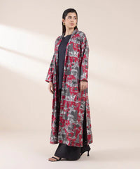 2 Piece - Printed Cotton Satin Suit