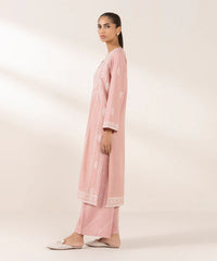 Embroidered Raw Silk Shirt