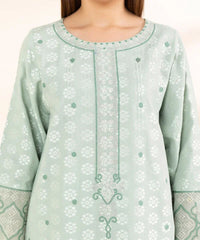 3 Piece - Embroidered Jacquard Suit