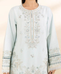 3 Piece - Embroidered Dobby Suit