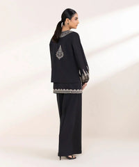 Embroidered Front Open Jacket