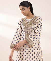 Embroidered Cotton Satin Shirt