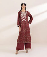 Embroidered Cotton Satin Shirt