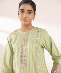 Embroidered Dobby Shirt