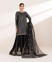 3 Piece - Embroidered Masoori Suit