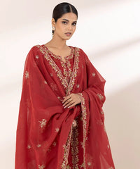 3 Piece - Embroidered Karandi Suit