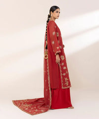 3 Piece - Embroidered Karandi Suit