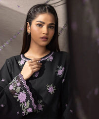 3 Piece - Embroidered Dobby Suit