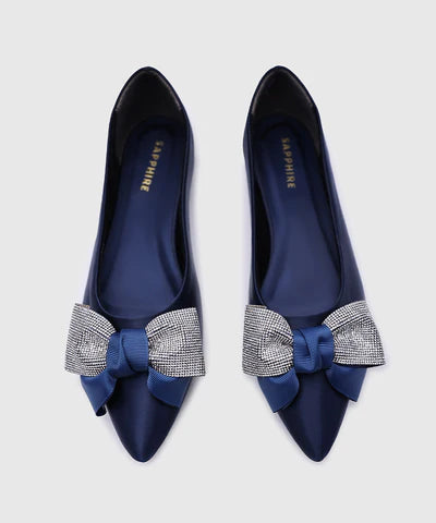 Navy blue Flats