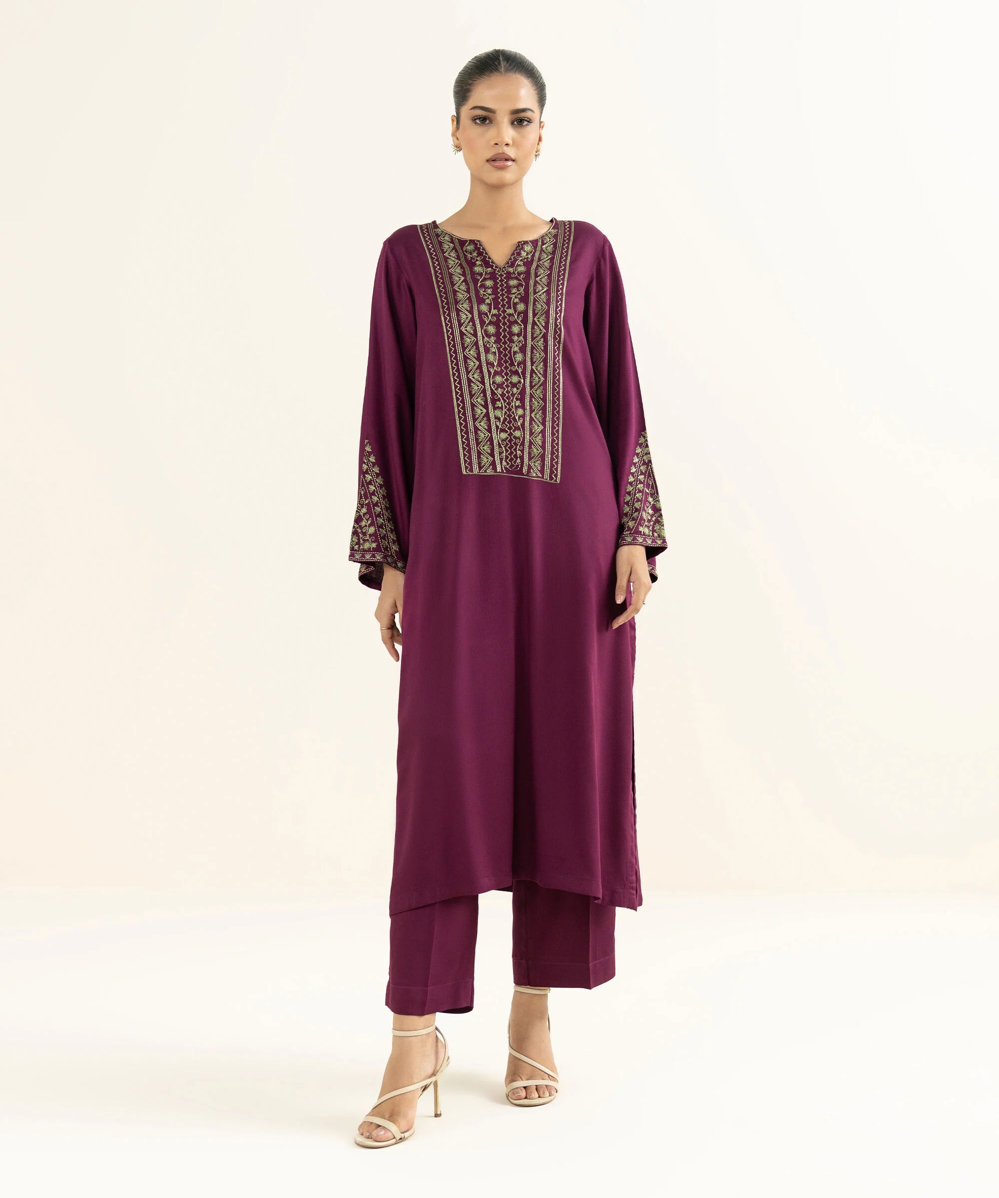 Embroidered Bedford Suit