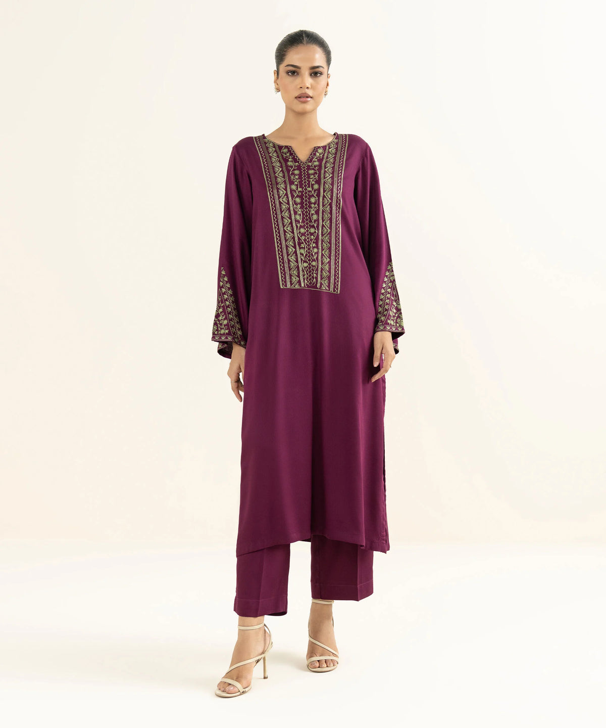 Embroidered Bedford Suit