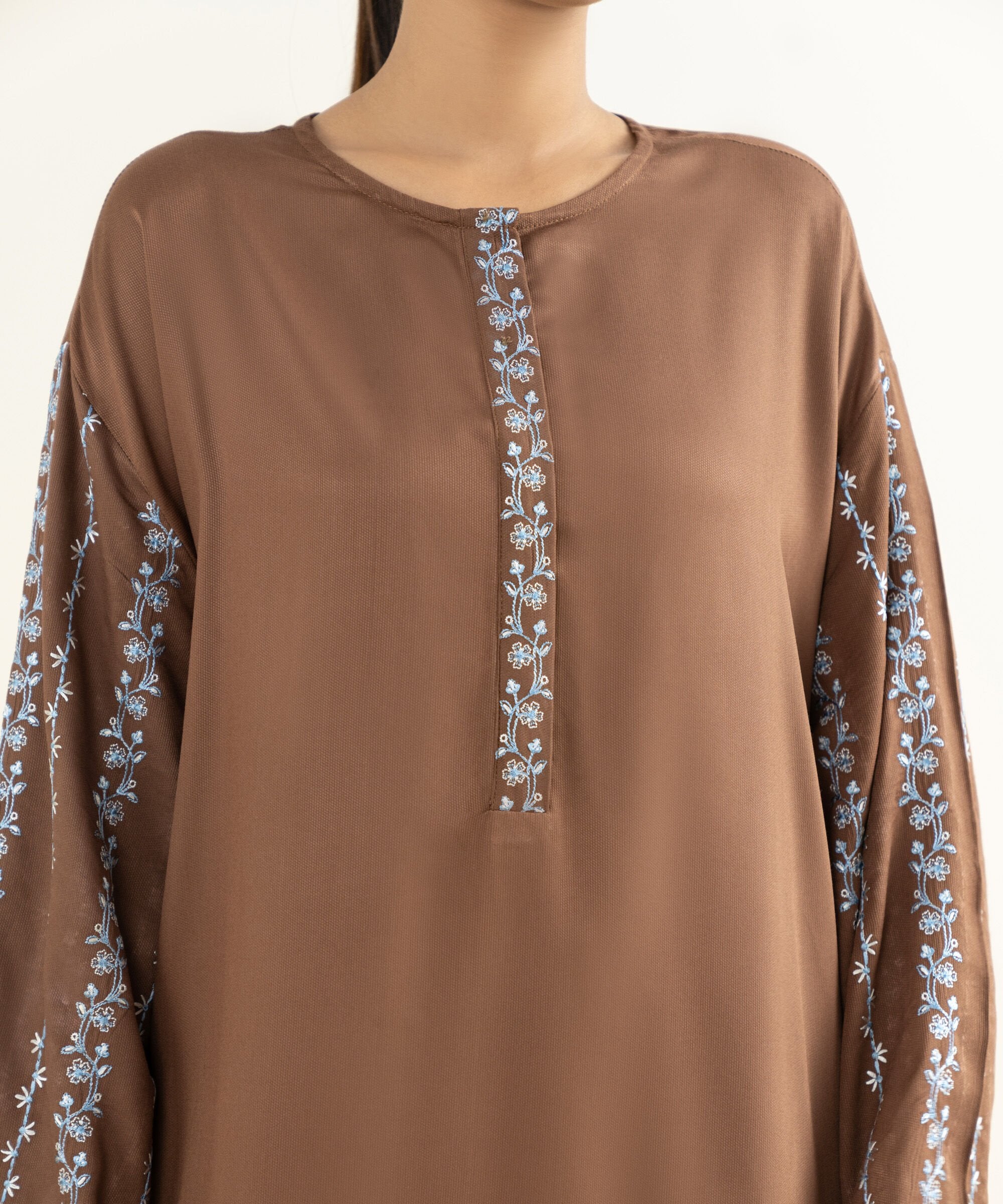 Embroidered Bedford Suit