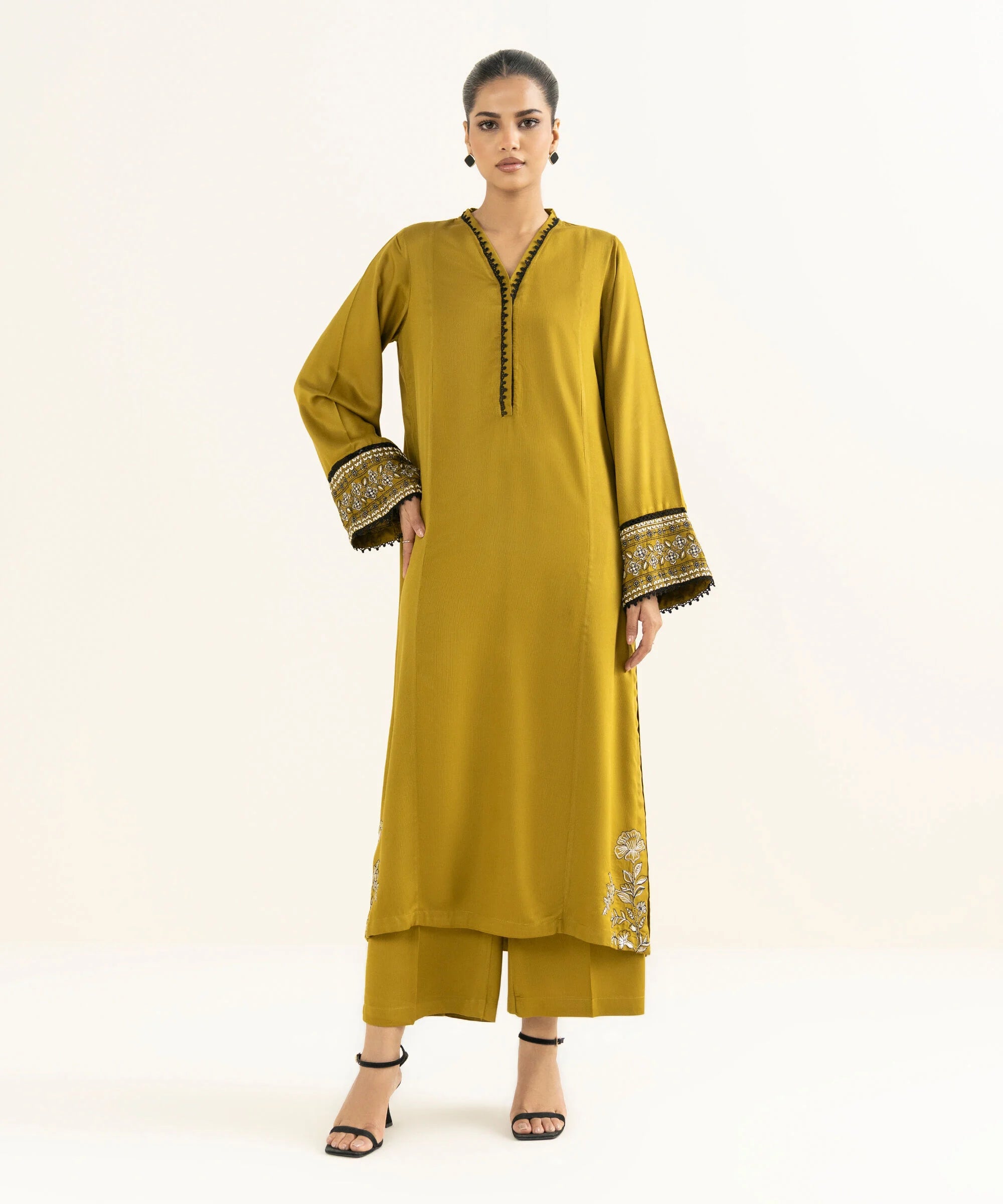 Embroidered Bedford Suit