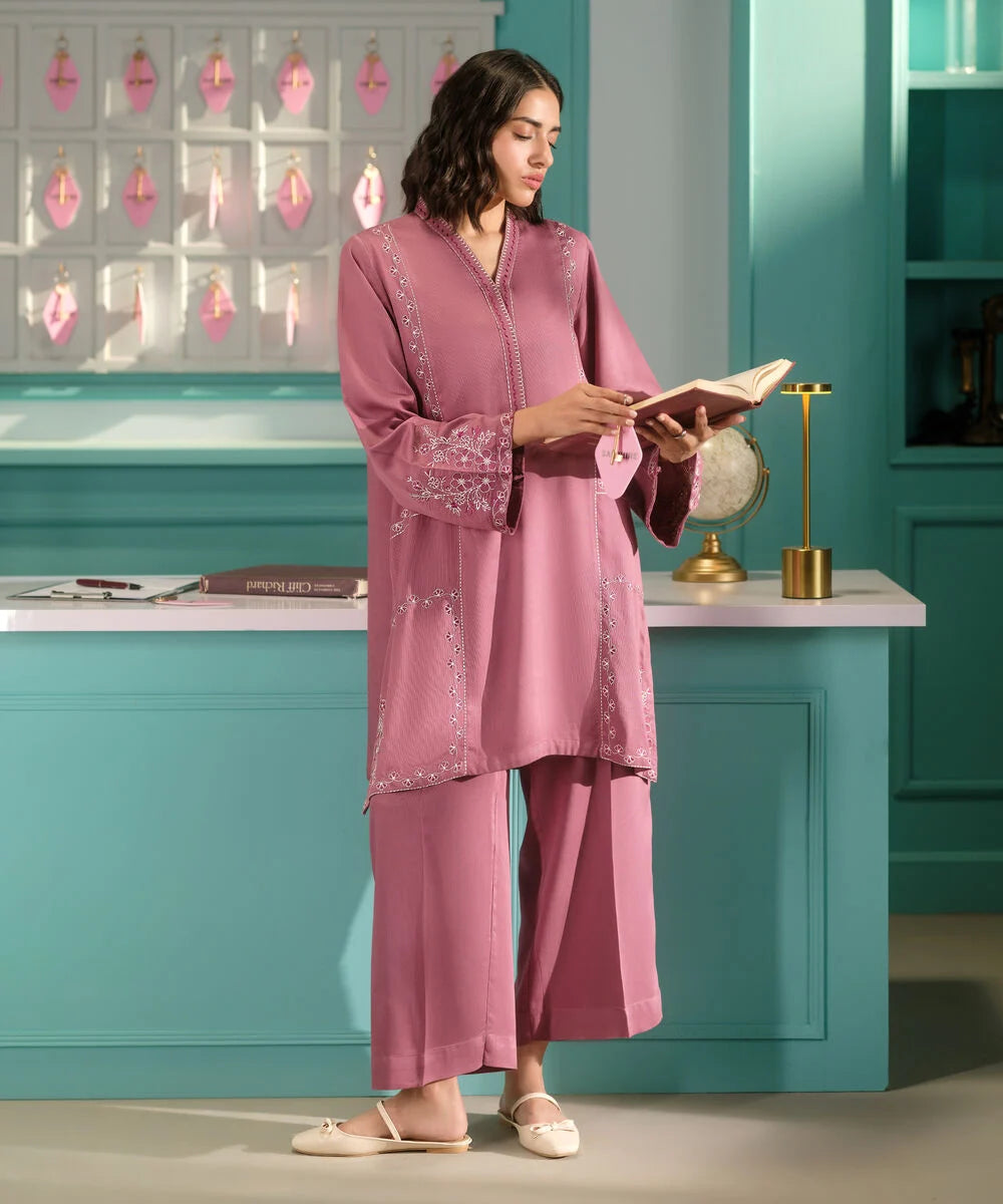 Embroidered Bedford Suit