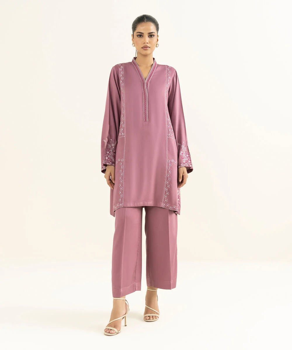 Embroidered Bedford Suit