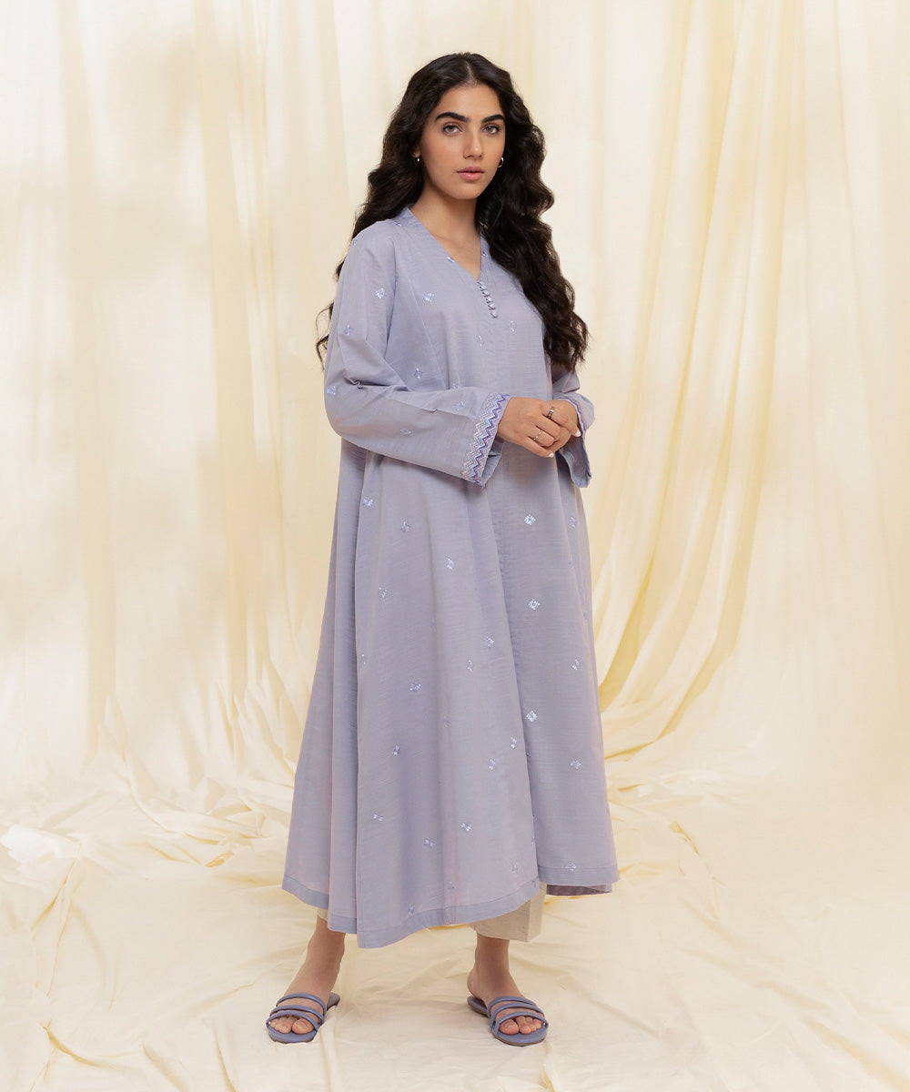 Embroidered Recycled Cotton Shirt