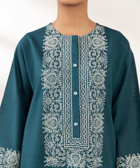 Block Printed Khaddar Shirt