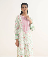 Embroidered Light Khaddar Shirt
