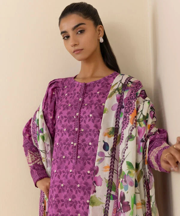 2 Piece - Embroidered Lawn Suit