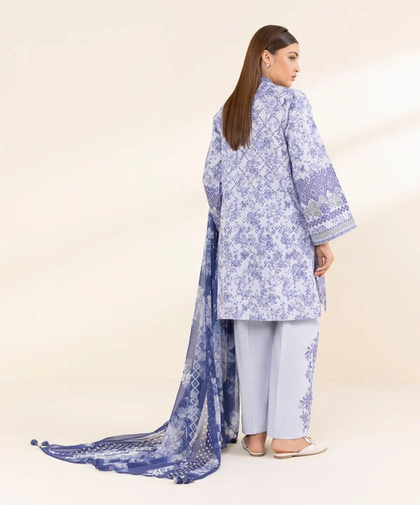 3 Piece - Embroidered Lawn Suit
