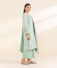3 Piece - Embroidered Jacquard Suit