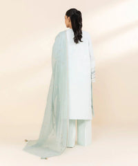 3 Piece - Embroidered Dobby Suit