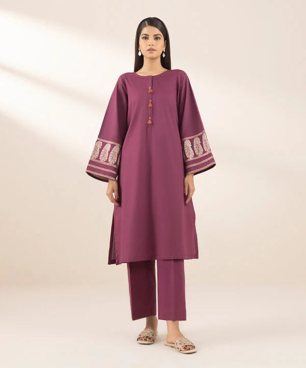 Embroidered Cambric Shirt