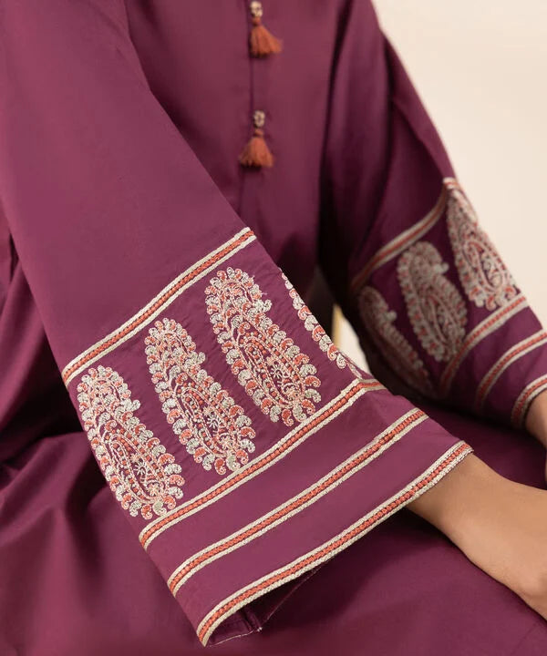 Embroidered Cambric Shirt