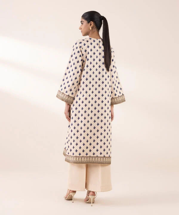 Embroidered Cotton Satin Shirt