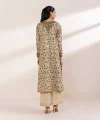 Embroidered Cotton Satin Shirt