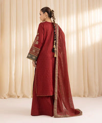 3 Piece - Embroidered Jacquard Suit
