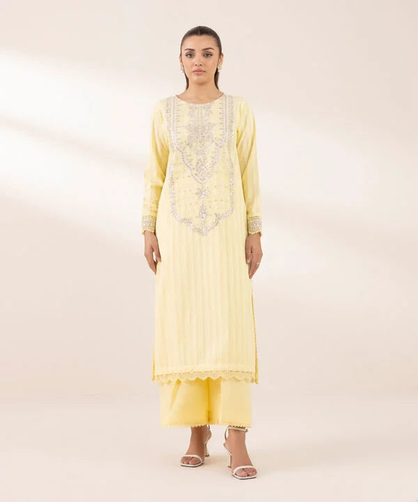 Embroidered Dobby Shirt