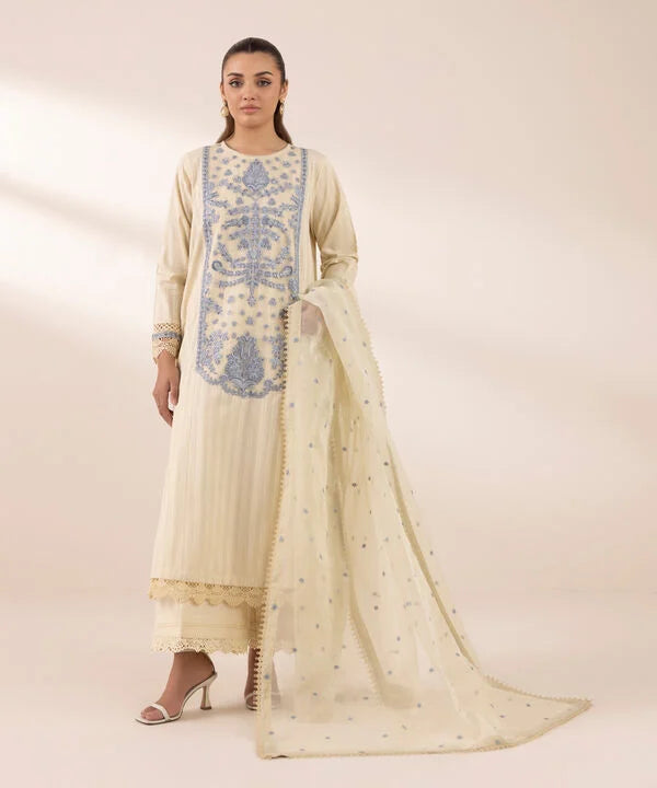 Embroidered Dobby Shirt