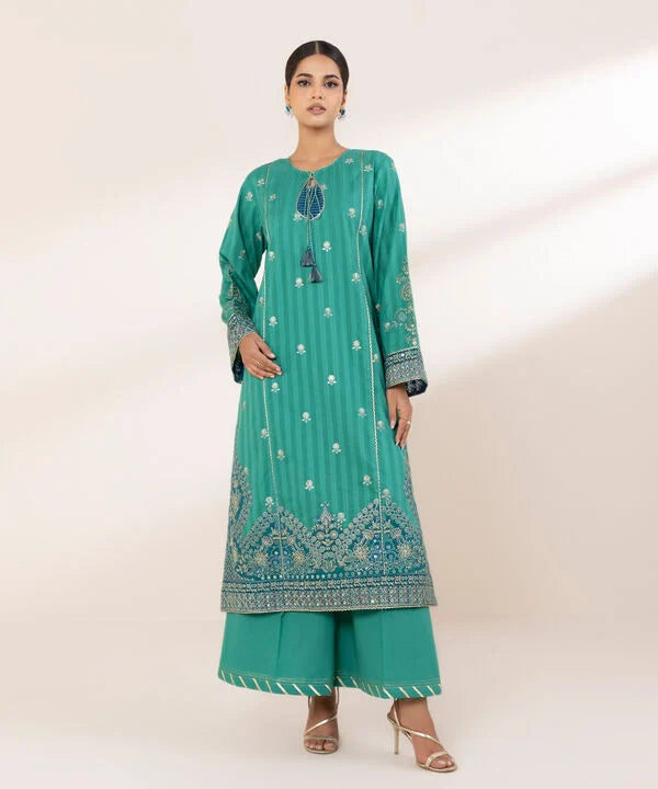 Embroidered Dobby Shirt