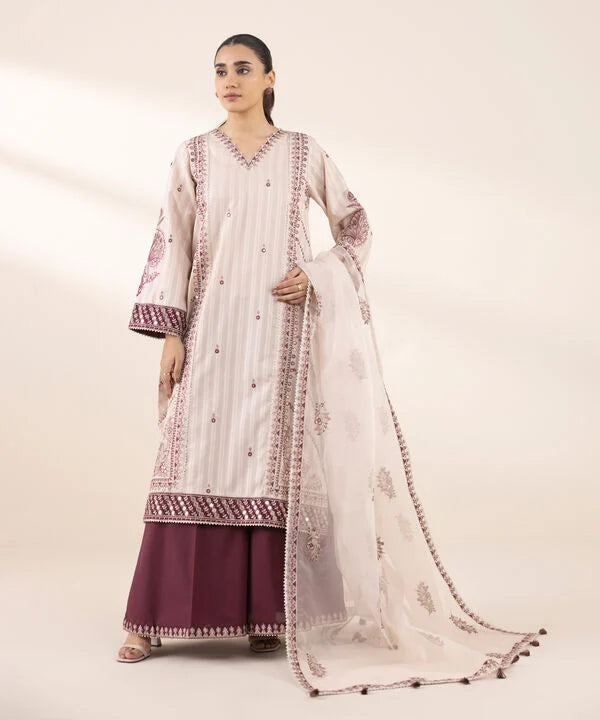 Embroidered Dobby Shirt