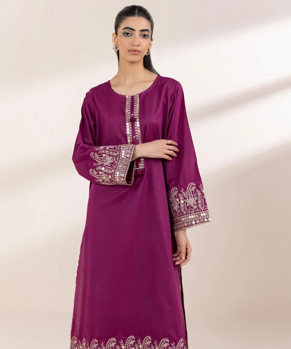 Embroidered Dobby Shirt