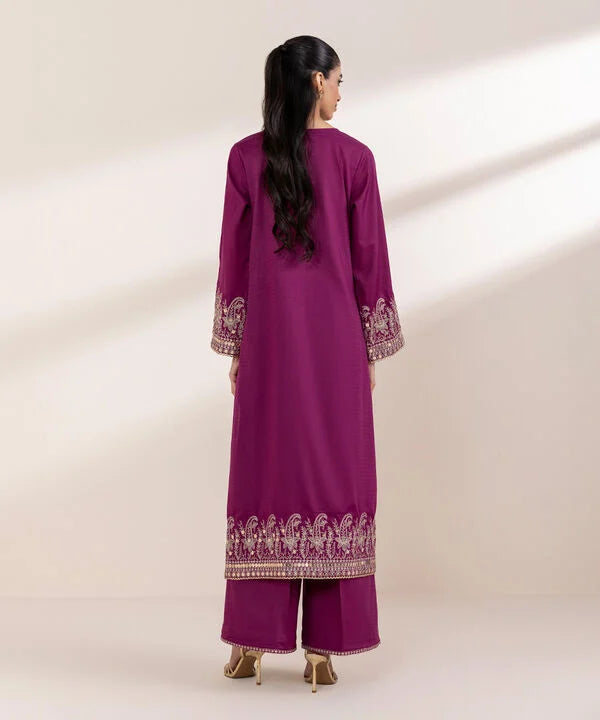 Embroidered Dobby Shirt