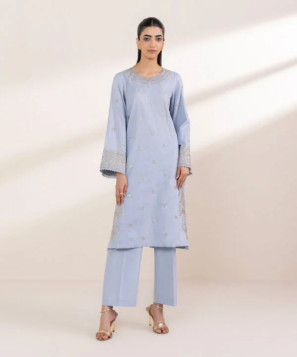 Embroidered Dobby Shirt