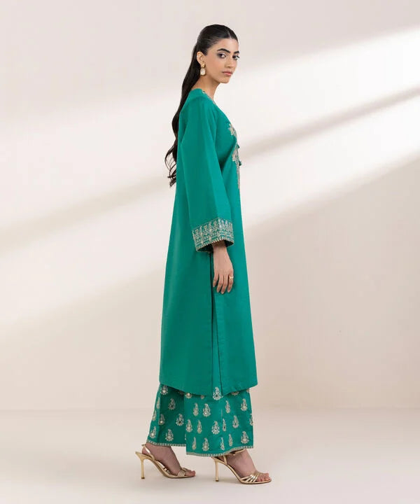 Embroidered Dobby Shirt