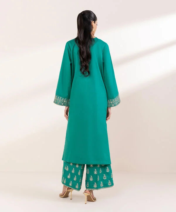 Embroidered Dobby Shirt