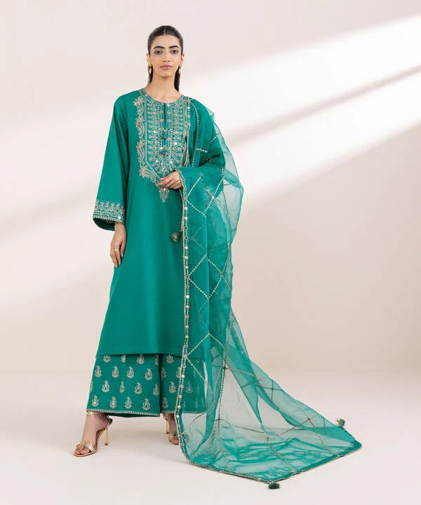 Embroidered Dobby Shirt