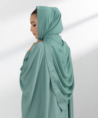 Embroidered Kaftan Abaya Set