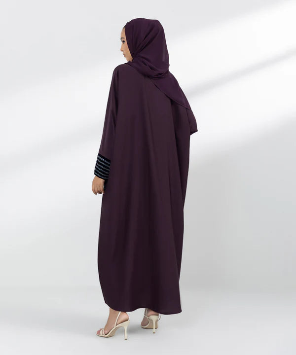 Hand Embellished Abaya Set