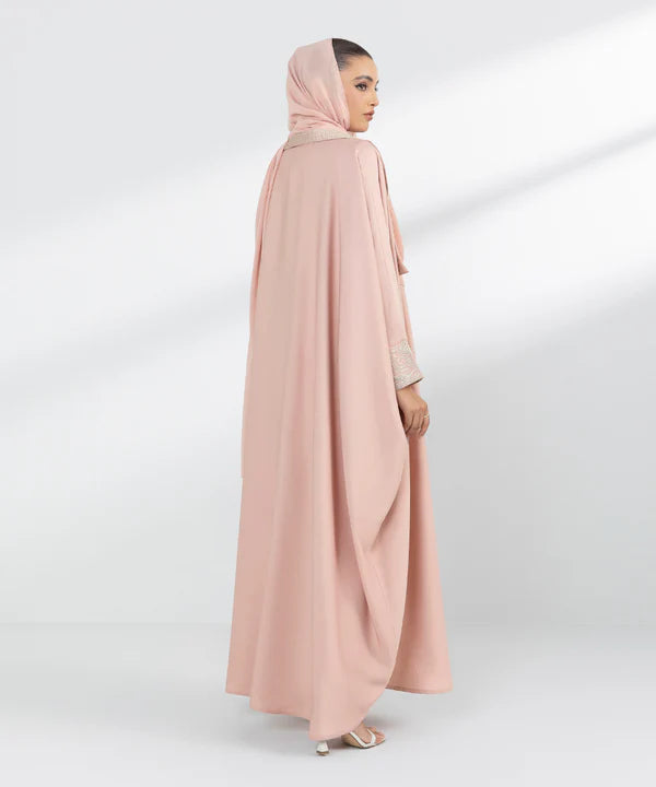 Embroidered Kaftan Abaya Set