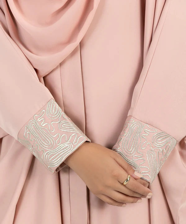 Embroidered Kaftan Abaya Set