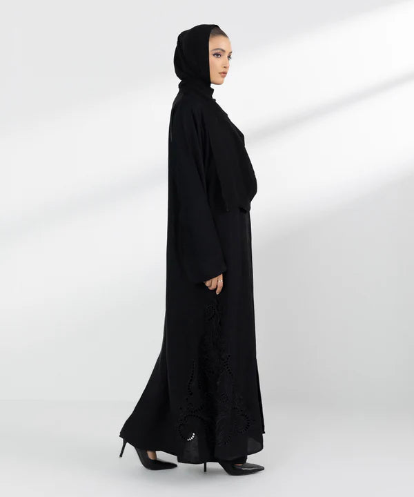 Embroidered Abaya Set