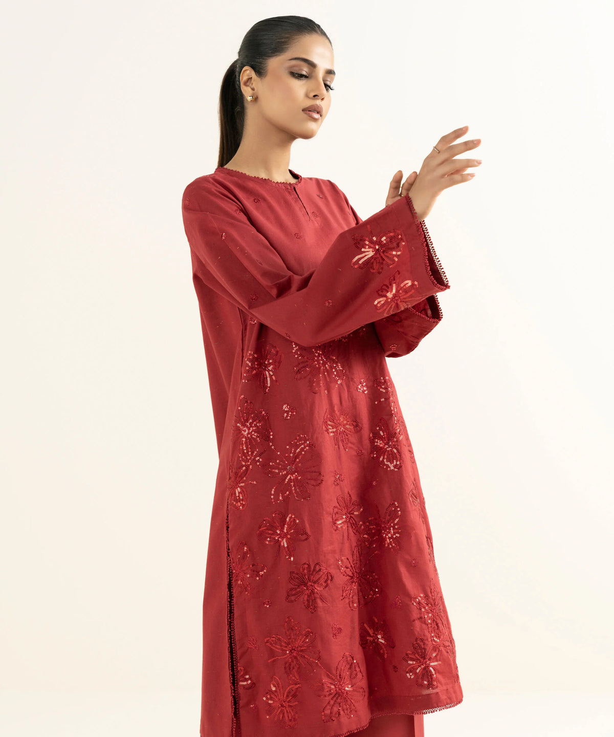 Embroidered Multi Neps Shirt