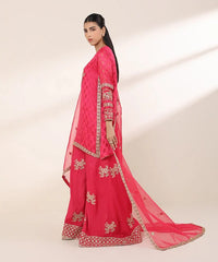 3 Piece - Embroidered Jacquard Suit