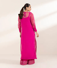 2 Piece - Embroidered Organza Suit