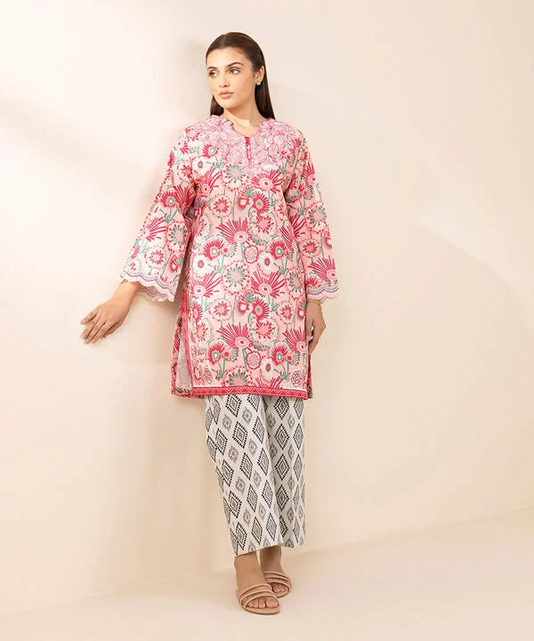 2 Piece - Embroidered Lawn Suit
